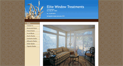 Desktop Screenshot of elitewindowtreatments.com